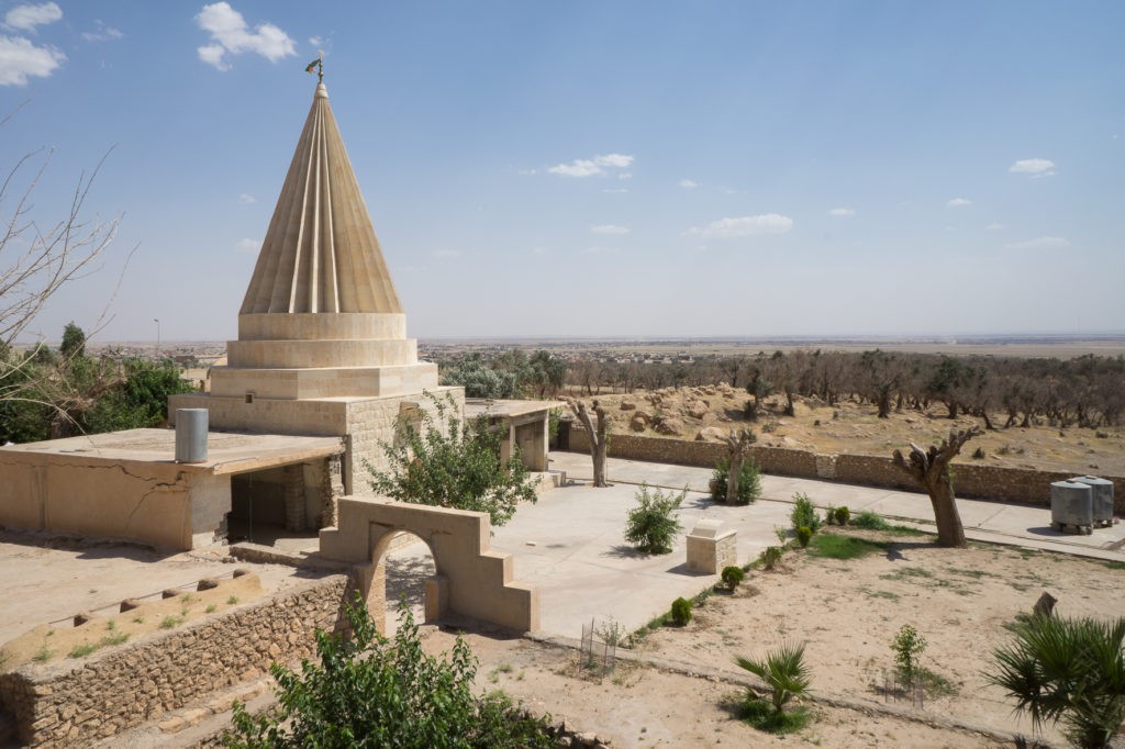 Ressource_dossierculture_Mesopotamia_#1. City of Bahzani. The yezidi mausoleum Cheikh Bakeur al Qatani and the burnt olive grove