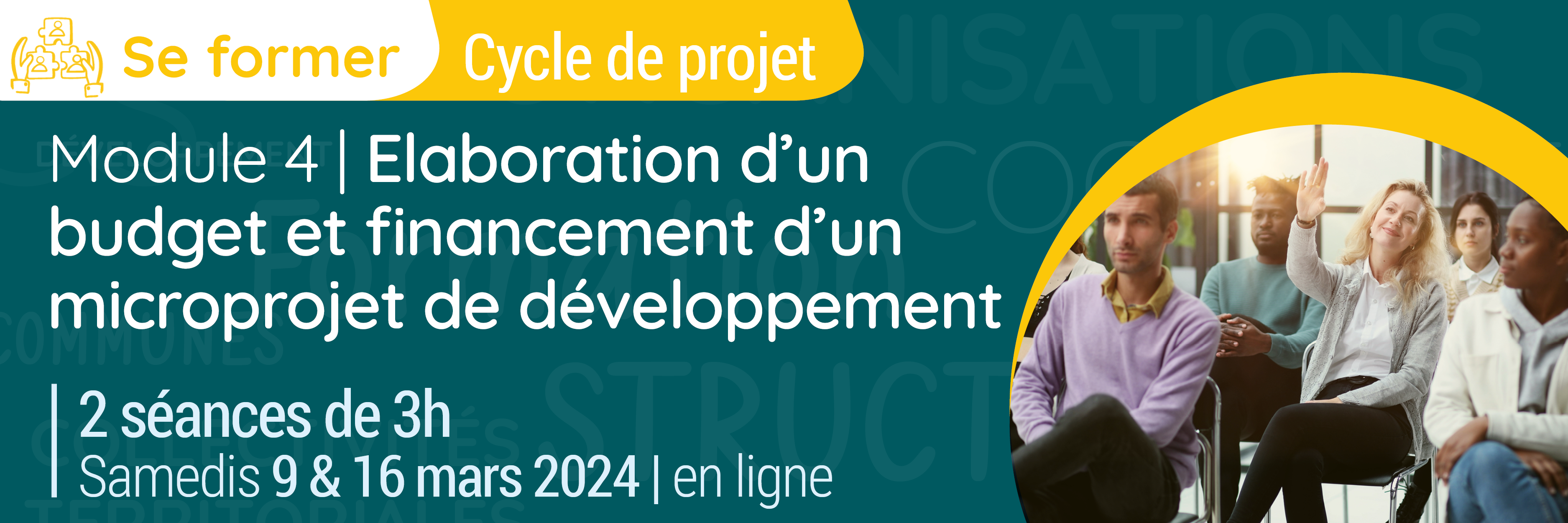 Formation Cycle de projet | Module 4 : Elaboration d’un budget et financement d'un microprojet de développement