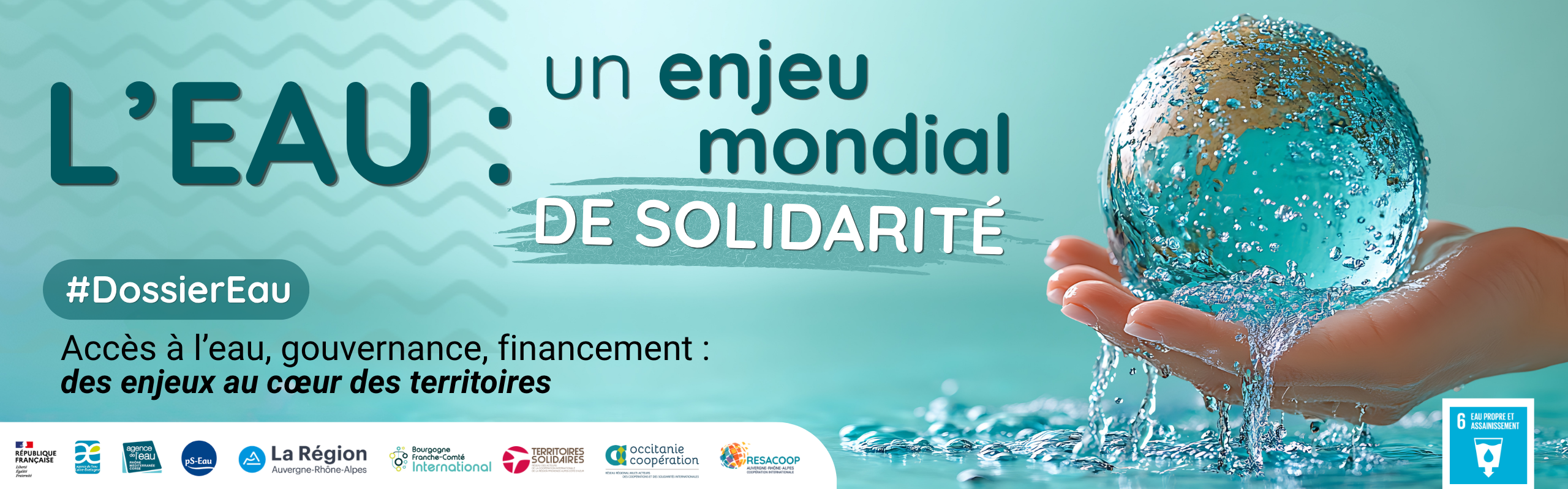 L’eau : un enjeu mondial de solidarité