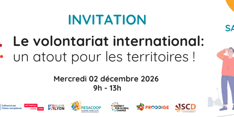 Invitation | Le volontariat international : un atout pour les territoires !